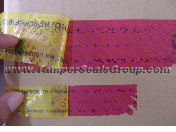 Tamper Evident Tapes