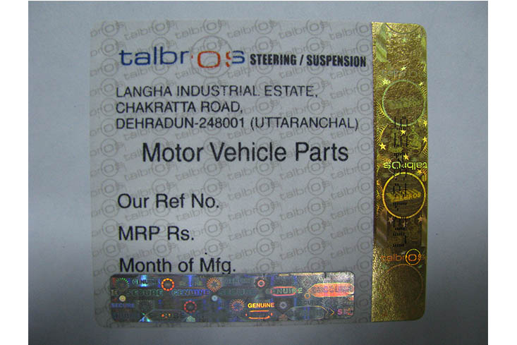 Sequential Hologram Stickers